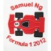 Personalised Racing Car Formula 1 T-Shirt